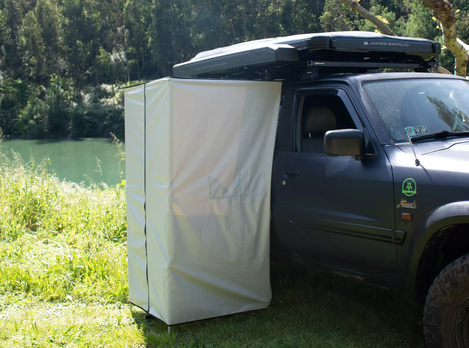 James Baroud Factory plant on Evolution tents